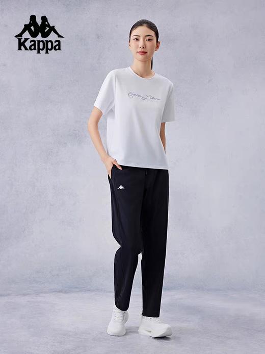 XXMKappa卡帕背靠背夏季凉感短袖女运动t恤跑步上衣休闲半袖女士 商品图0