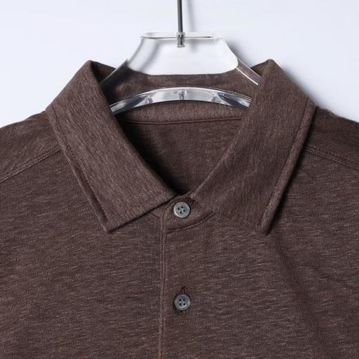 SDSA男装2026新款高贵轻奢肌理感翻领短袖Polo衫宽松重磅休闲上衣 商品图1