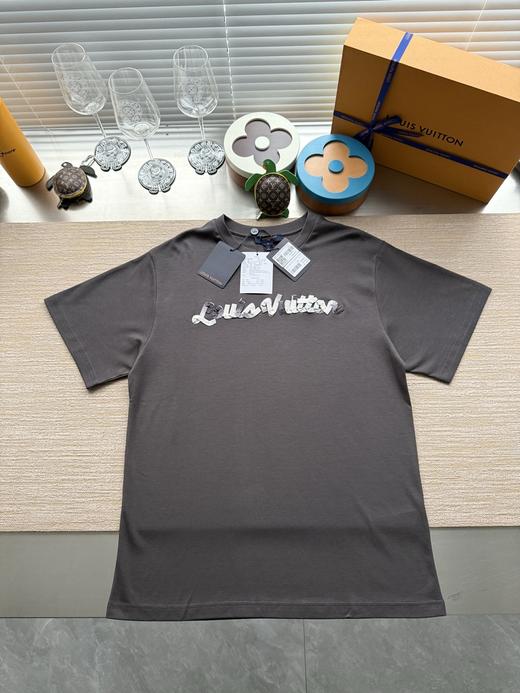 驴家 26SS刺绣字母标识T恤 商品图1