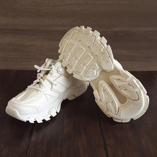 【95新】Balenciaga巴黎世家白色涂鸦Track Nail Polish运动鞋老爹鞋 36码 女士090426JJ14 商品图3