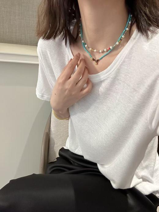 纯元 toryburc*h 天然绿松石项链来咯！！  商品图1