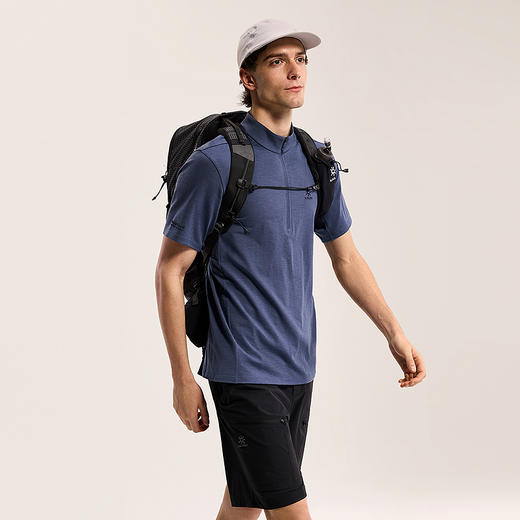 KAILAS凯乐石 XM2男款羊毛半开短袖T恤 KG2617172 商品图3