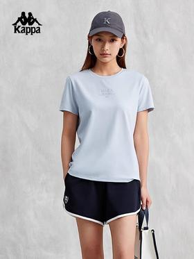XXMKappa卡帕背靠背凉感运动短袖女夏季休闲正肩t恤半袖上衣