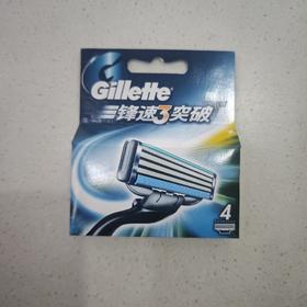 吉列锋速3刀片 4刀头  一个头