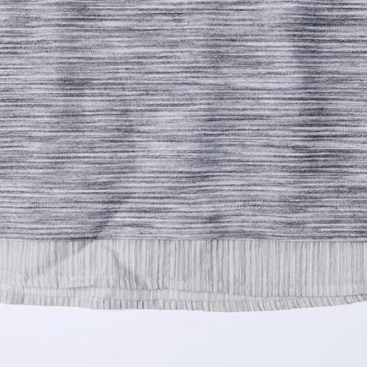 SDSA男装2026新款高贵轻奢简约扎染下摆拼接圆领短袖T恤百搭宽松 商品图3