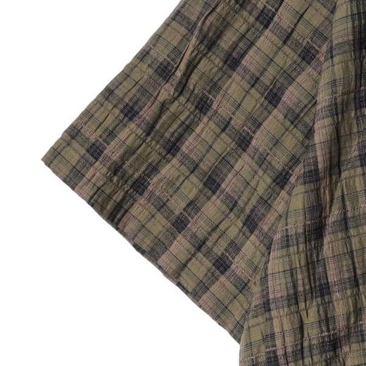 SDSA男装2026新款高贵轻奢港风复古撞色格子短袖衬衫百搭简约上衣 商品图2