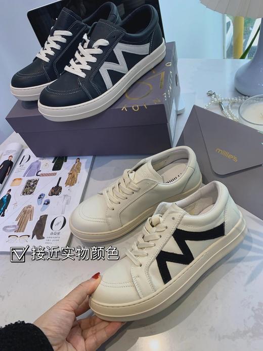 无补！情侣款！！品牌小白鞋四季款，小一码选！ 26Y03088- 商品图1