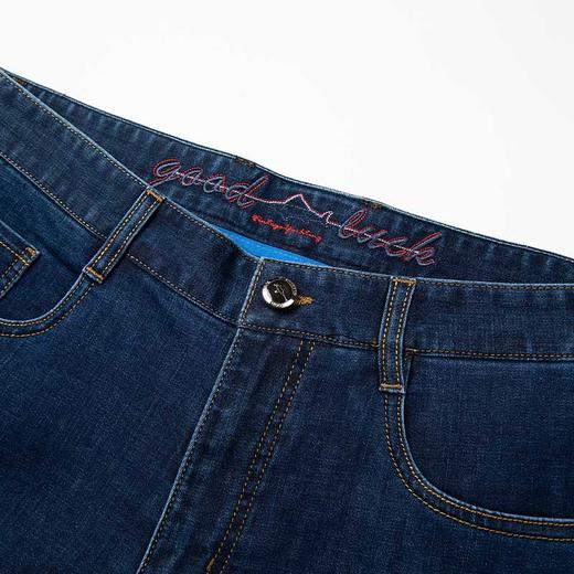 德鲨休闲牛仔短裤男夏季新款直筒宽松舒适五分裤子男中裤 商品图2