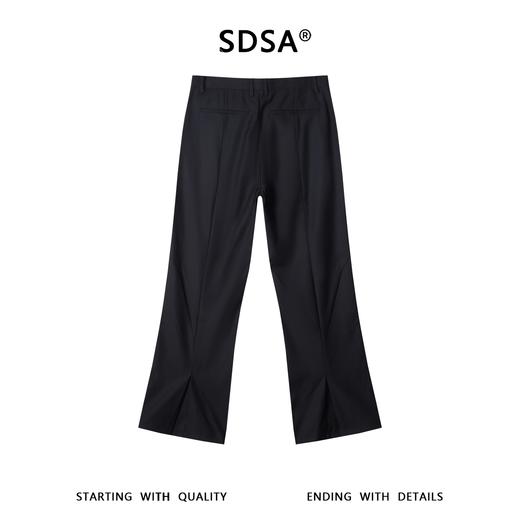 SDSA男装2026新款高贵轻奢简约纯色后面褶皱休闲裤百搭休闲裤子 商品图4