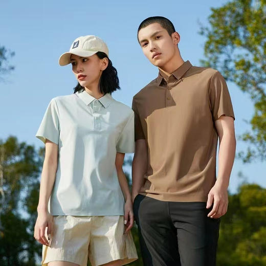 罗蒙 男女同款 无痕冰丝POLO衫 简约舒适 翻领设计 17色可选 商品图0
