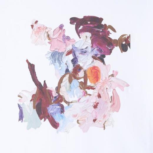 SDSA男装2026新款高贵宽松简约抽象艺术油画印花T恤百搭短袖上衣 商品图3