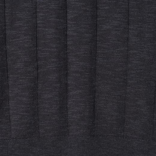 SDSA男装2026新款高贵轻奢坑条撞色边短袖针织T恤宽松肌理感上衣 商品图3