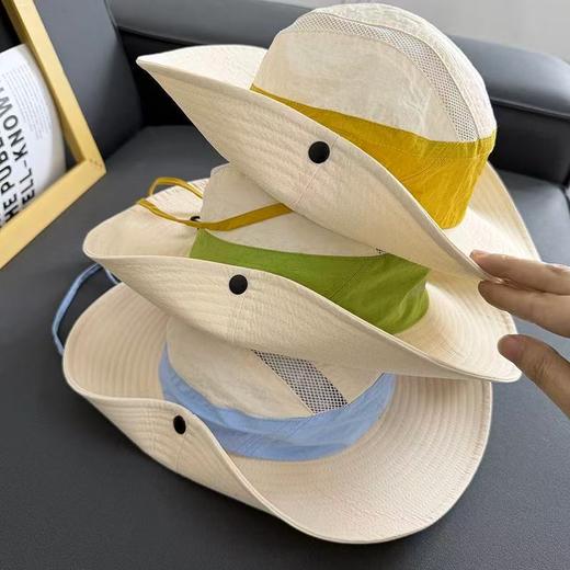 出口订单余！凯L石户外防晒渔夫帽 大檐防紫外线遮阳帽 ！ 商品图10