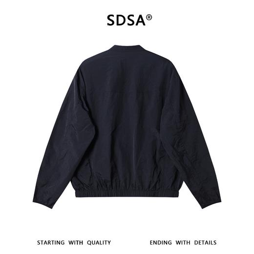 SDSA男装2026新款高贵轻奢极简风轻薄透气休闲拉链立领夹克外套 商品图1