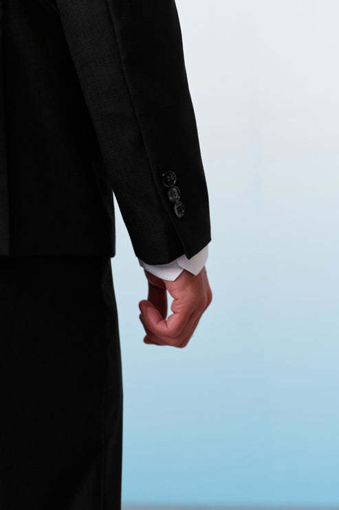 G2000男装SS26商场新款【BLACK】【绵羊毛混纺】合身剪裁西装外套61415401 商品图5