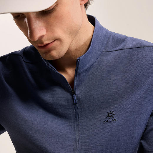 KAILAS凯乐石 XM2男款羊毛半开短袖T恤 KG2617172 商品图2