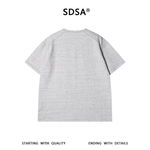 SDSA男装2026新款高贵轻奢抽绳亨利领短袖T恤宽松插肩袖休闲上衣 商品图4