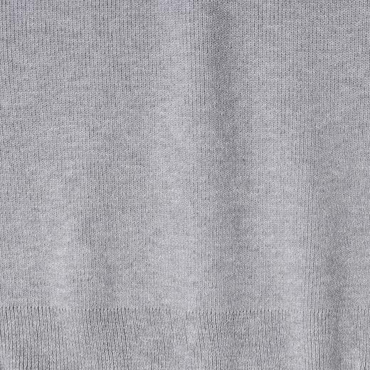 SDSA男装2026新款轻奢基础款老钱风纯色半拉链圆领短袖T恤百搭潮 商品图3