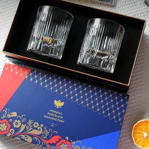 【LOMONOSOV俄皇】水晶尖峰系列手工威士忌对杯 250ml 商品图1