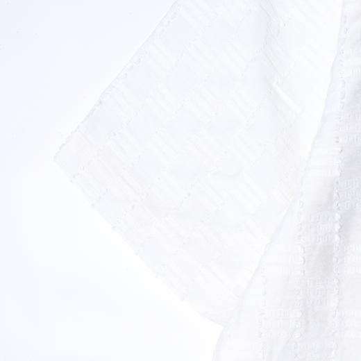 SDSA男装2026新款高贵轻奢简约显瘦竖纹提花短袖衬衫百搭时尚上衣 商品图2