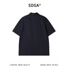 SDSA男装2026新款高贵轻奢半拉链翻领短袖Polo衫宽松休闲上衣 商品缩略图4