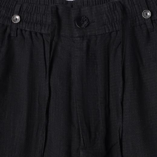 SDSA男装2026新款高贵轻奢慵懒风简约纯色抽绳休闲裤百搭显瘦裤子 商品图1