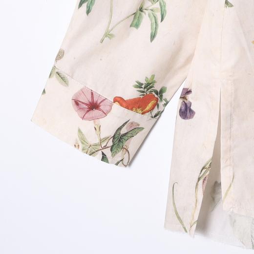SDSA男装2026新款高贵轻奢复古植物花卉满印长袖衬衫设计感衬衣 商品图2