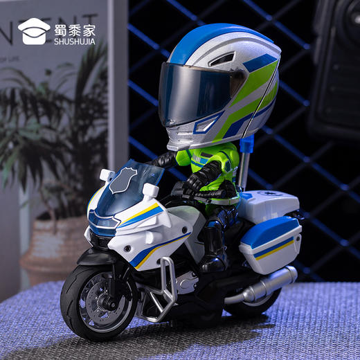 【头盔变形铁骑】可动人偶手办模型儿童玩具礼品摆件 商品图5