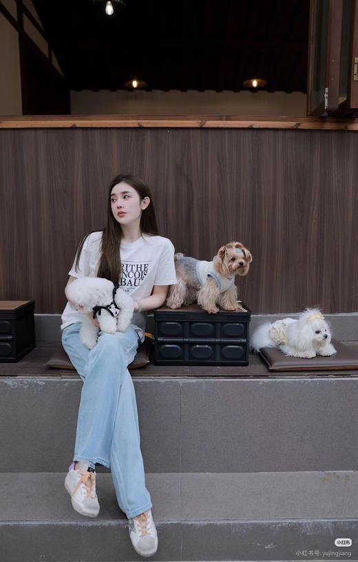 FXA天丝弯刀阔腿牛仔裤 商品图0