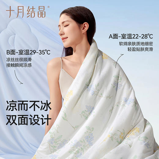 母婴宝宝被子蚕丝被夏凉被天丝空调被芯可机洗单人双人 商品图3