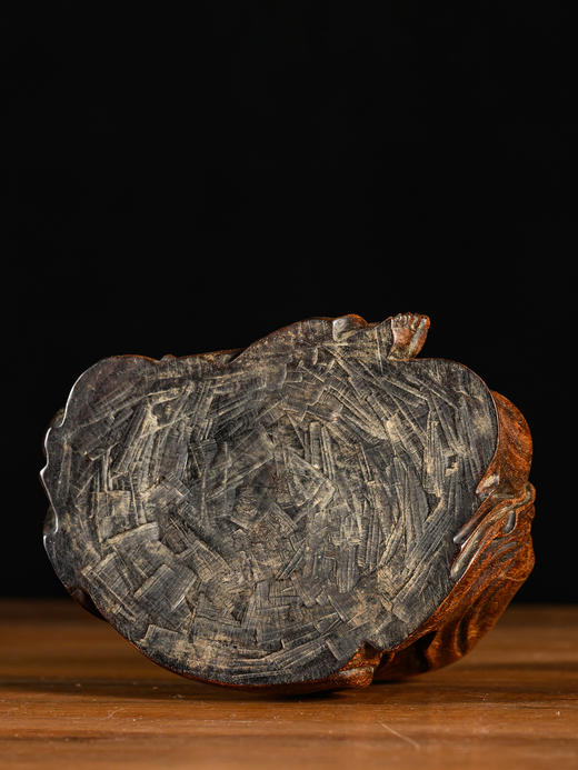 清	紫檀木雕弥勒佛 商品图4