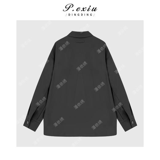 04-4潘依绣丁丁宠粉莱赛尔极简风休闲百搭宽松廓形棉服外套W-63593 商品图2