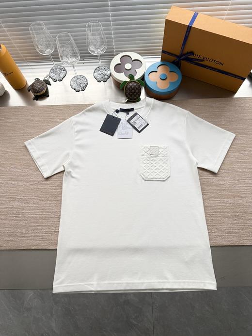 驴家 26SS口袋刺绣logo提花T恤 商品图3