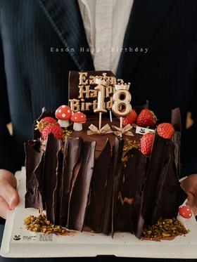 巧克力草莓乳酪双重奏