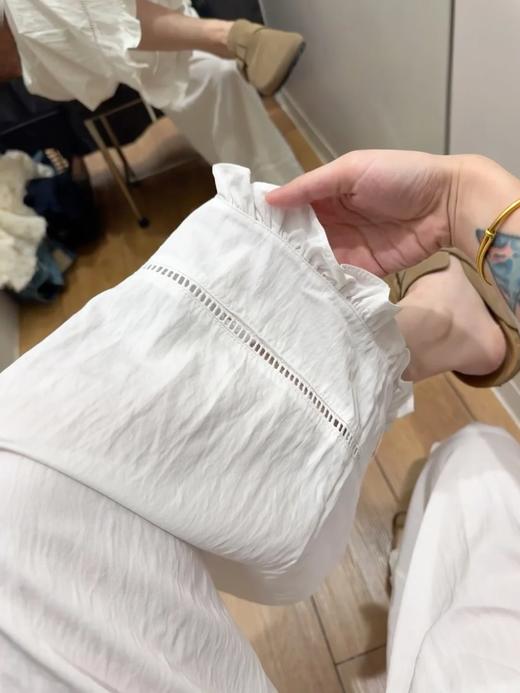 <曾小咸推荐>4.12新品上新 韩系花边镂空九分裤 日常149！！ 活动价109！！【预售款，预计3-15天发货】 商品图5