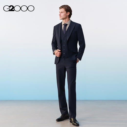 G2000男装SS26商场新款【凉感/多面弹/可机洗】商务通勤正装西裤61153013 商品图2