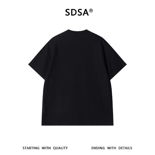 SDSA男装2026新款高贵轻奢设计感简约半拉链立领短袖T恤百搭休闲 商品图4