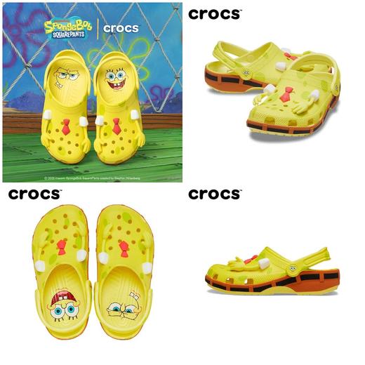 【限定款】crocs卡骆驰联动款洞洞鞋 海绵宝宝/小汽车/飞天小女警/甜甜圈/动物世界 活力卡通 彩色夏天 商品图2