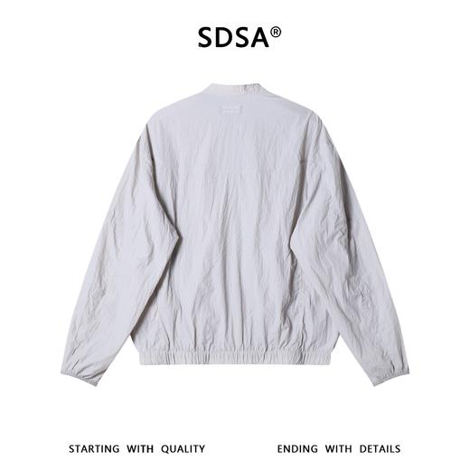 SDSA男装2026新款高贵轻奢极简风轻薄透气休闲拉链立领夹克外套 商品图4