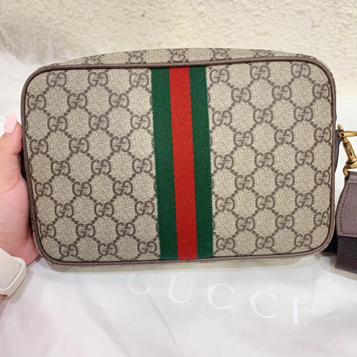 GUCCI ophidia 小号 双g 老花 相机包 商品图1