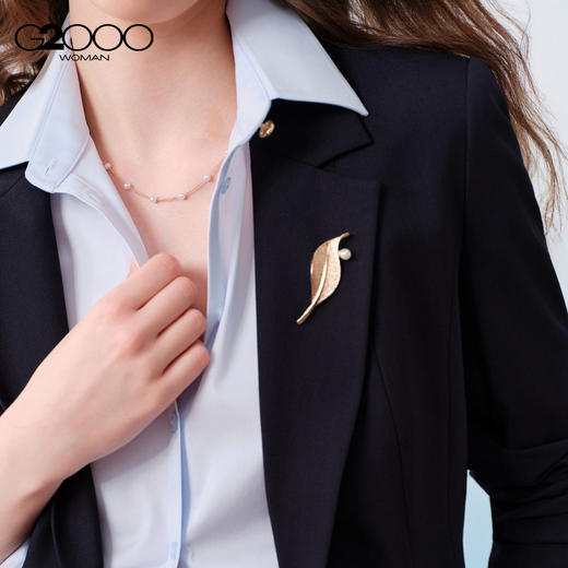 G2000女装SS26商场新款【配送襟针/防紫外线/凉感】通勤西装61212034 商品图2