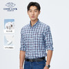 【桑蚕丝】德鲨长袖格子衬衫男2025春季新款休闲男装衬衣 商品缩略图0