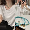 纯元 toryburc*h 天然绿松石项链来咯！！  商品缩略图0