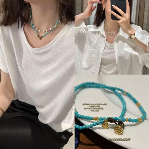 纯元 toryburc*h 天然绿松石项链来咯！！  商品图0