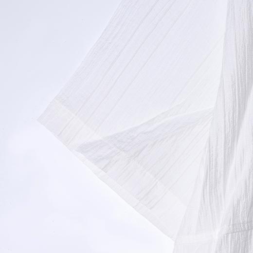 SDSA男装2026新款轻奢老钱风竖纹拉链立领短袖衬衫下摆松紧百搭 商品图2