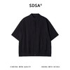 SDSA男装2026新款高贵轻奢老钱风复古竖纹短袖衬衫百搭简约上衣 商品缩略图0