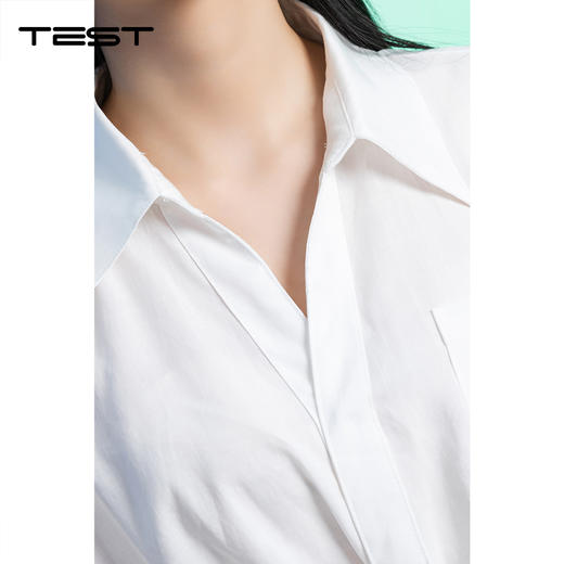 夏上新韩系温柔气质宽松显瘦遮肚子通勤衬衣1262062 商品图2