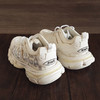 【95新】Balenciaga巴黎世家白色涂鸦Track Nail Polish运动鞋老爹鞋 36码 女士090426JJ14 商品缩略图4