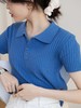 克莱因蓝莱赛尔针织短袖polo衫 商品缩略图6