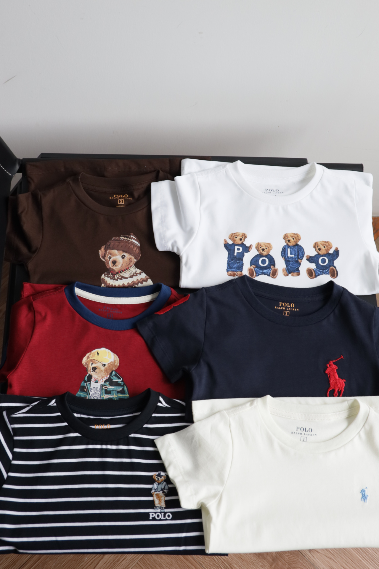 26 R.L 童趣小熊系列｜儿童纯棉短袖T恤 TZ011